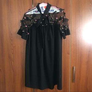 Blair Waldorf Gossip Girl black bowtie dress